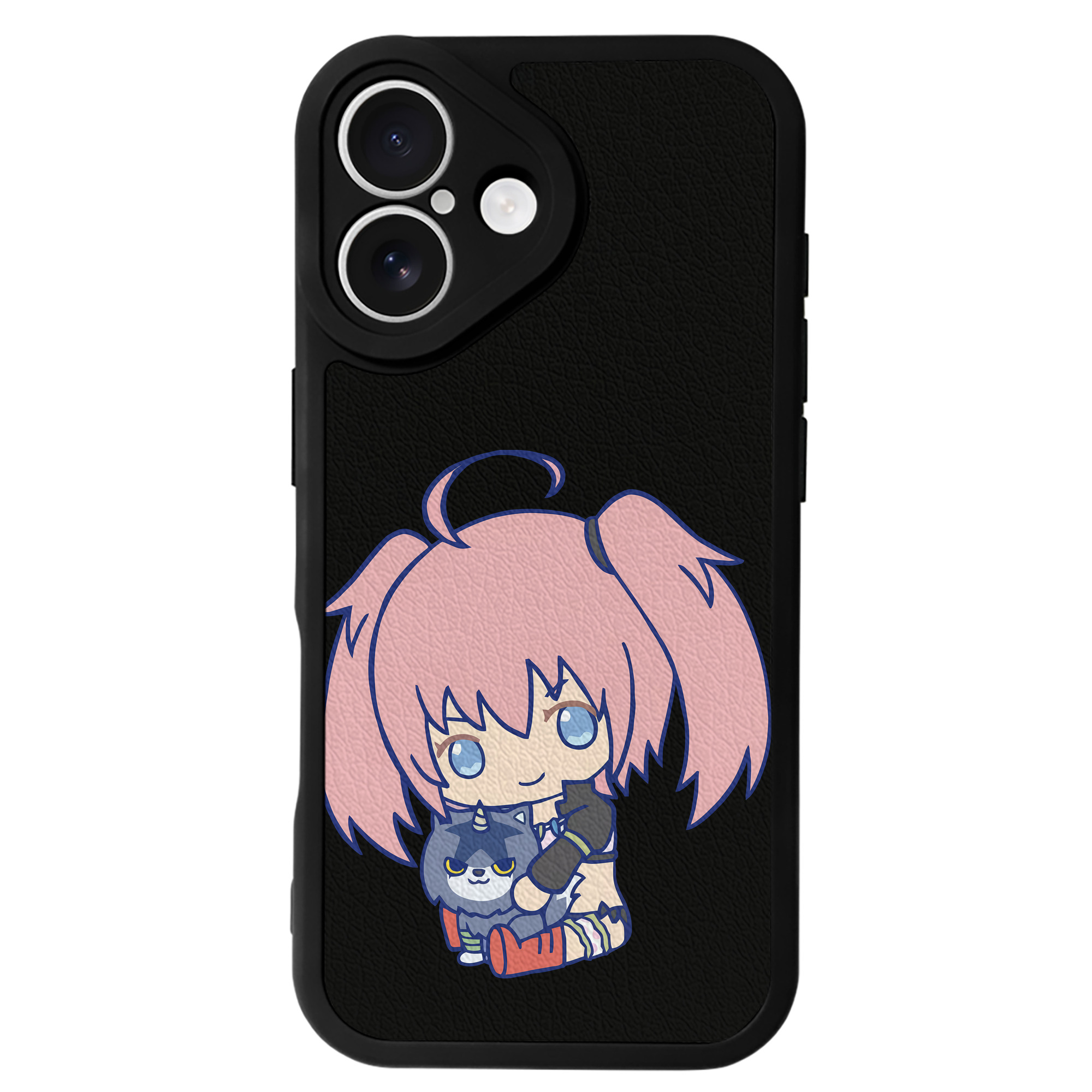 （画像用） 転スラ Regarding Reincarnated to Slime 【iPhone 16シリーズ対応】シリコンスマホケース（レザー調） 材質：シリコン